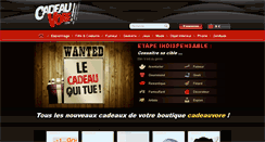 Desktop Screenshot of cadeauvore.com