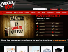 Tablet Screenshot of cadeauvore.com